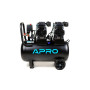 Компресор безмасляний Apro - 100л x 3 x1500Вт (850173)