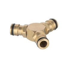 Трійник латунний для конектора Intertool-Storm - 1/2" × 1/2" × 1/2" (GE-1203)