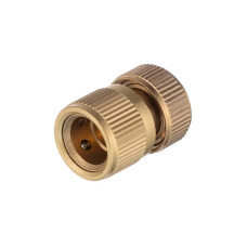 Конектор латунний на шланг Intertool-Storm - 1/2" × 1/2" (GE-1216)