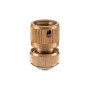 Конектор латунний на шланг з аквастопом Intertool-Storm - 1/2" × 1/2" (GE-1219)