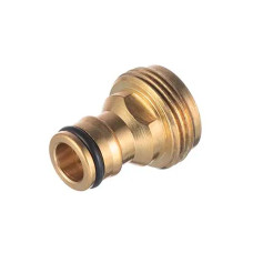 Адаптер латунний Intertool-Storm - на конектор 1/2" із зовнішнім різьбленням 3/4" (GE-1202)