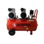 Компресор безмасляний Intertool - 50 л x 2 x 750Вт (PT-0023)