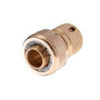 Конектор латунний на шланг Intertool-Storm - 1/2" × 3/4" (GE-1220)