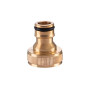 Адаптер латунний Intertool-Storm - на конектор 1/2" з внутрішнім різьбленням 3/4" (GE-1208)