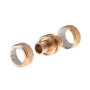 Муфта ремонтна латунна для шланга Intertool-Storm - 3/4" × 3/4" (GE-1214)