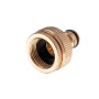 Адаптер латунний Intertool-Storm - на конектор 1/2" з внутрішнім різьбленням 3/4" і 1" (GE-1211)
