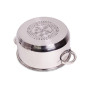 Пароварка нержавіюча Kamille - 240 мм x 5,5 л x 2 решітки (5817)