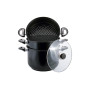 Пароварка антипригарна Kamille - 260 мм x 10 л x 2 решітки (5832)