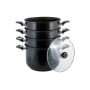 Пароварка антипригарна Kamille - 260 мм x 10 л x 3 решітки (5833)