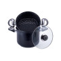 Пароварка антипригарна Kamille - 200 мм x 4 л x 1 решітка (5822)