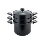 Пароварка антипригарна Kamille - 200 мм x 4 л x 2 решітки (5823)