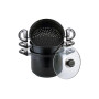 Пароварка антипригарна Kamille - 200 мм x 4 л x 2 решітки (5823)