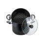 Пароварка антипригарна Kamille - 240 мм x 8 л x 1 решітка (5825)