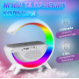 Портативна колонка з RGB-підсвіткою бездротова 20 Вт 3 в 1 зарядка та годинник в стилі Big G