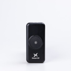 Повербанк 30000 mAh бездротова зарядка Туре-С і Micro USB зовнішній акумулятор 4 вбудовані кабелі
