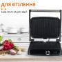 Електрогриль прижимний сендвічниця 2000 Вт двостороннє швидке нагрівання антипригарне покриття Sokany SK-204
