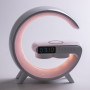 Портативна колонка Bluetooth бездротова 15 Вт 3 в 1 настільна лампа і годинник RGB LED в стилі Big G