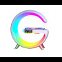 Портативна колонка Bluetooth бездротова 15 Вт 3 в 1 настільна лампа і годинник RGB LED в стилі Big G